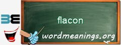 WordMeaning blackboard for flacon